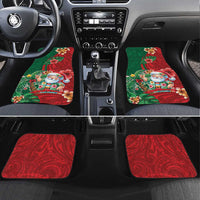 Hawaii Christmas Car Mats Mele Kalikimaka Funny Hawaiian Santa - Polynesian Pride