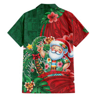 Hawaii Christmas Family Matching Summer Maxi Dress and Hawaiian Shirt Mele Kalikimaka Funny Hawaiian Santa - Polynesian Pride