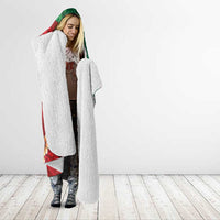 Hawaii Christmas Hooded Blanket Mele Kalikimaka Funny Hawaiian Santa - Polynesian Pride