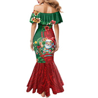 Hawaii Christmas Mermaid Dress Mele Kalikimaka Funny Hawaiian Santa - Polynesian Pride