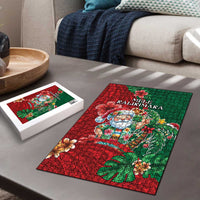 Hawaii Christmas Puzzle Mele Kalikimaka Funny Hawaiian Santa DT05 - Polynesian Pride