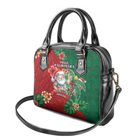 Hawaii Christmas Shoulder Handbag Mele Kalikimaka Funny Hawaiian Santa - Polynesian Pride