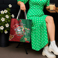 Hawaii Christmas Tote Bag Mele Kalikimaka Funny Hawaiian Santa - Polynesian Pride