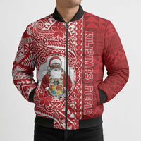 Tonga Christmas Bomber Puffer Jacket Kilisimasi Fiefia - Polynesian Pride