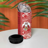 Tonga Christmas 4 in 1 Can Cooler Tumbler Kilisimasi Fiefia - Polynesian Pride
