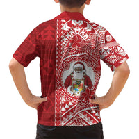 Tonga Christmas Family Matching Long Sleeve Bodycon Dress and Hawaiian Shirt Kilisimasi Fiefia DT05 - Polynesian Pride