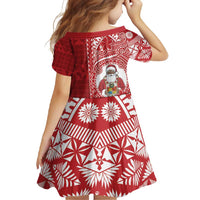 Tonga Christmas Family Matching Long Sleeve Bodycon Dress and Hawaiian Shirt Kilisimasi Fiefia DT05 - Polynesian Pride