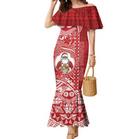 Tonga Christmas Family Matching Mermaid Dress and Hawaiian Shirt Kilisimasi Fiefia - Polynesian Pride