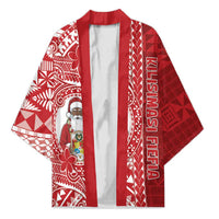Tonga Christmas Kimono Kilisimasi Fiefia DT05 Unisex Red - Polynesian Pride
