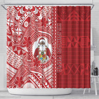 Tonga Christmas Shower Curtain Kilisimasi Fiefia - Polynesian Pride