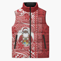 Tonga Christmas Sleeveless Puffer Jacket Kilisimasi Fiefia - Polynesian Pride