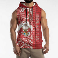 Tonga Christmas Sleeveless Zip Hoodie Kilisimasi Fiefia - Polynesian Pride