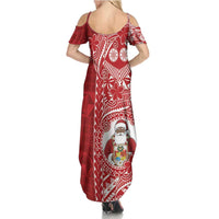 Tonga Christmas Summer Maxi Dress Kilisimasi Fiefia DT05 - Polynesian Pride