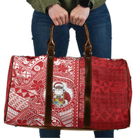 Tonga Christmas Travel Bag Kilisimasi Fiefia DT05 Red - Polynesian Pride