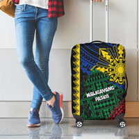 Philippines Christmas Luggage Cover Xmas Tree Filipino Tribal Patterns - Polynesian Pride