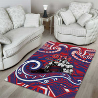Samoa Gym Area Rug Muscle Samoan Tribal Waves DT05 - Polynesian Pride
