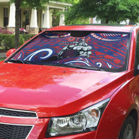 Samoa Gym Auto Sun Shade Muscle Samoan Tribal Waves DT05 - Polynesian Pride