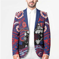 Personalised Samoa Gym Blazer Muscle Samoan Tribal Waves DT05 - Polynesian Pride