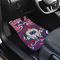 Personalised Samoa Gym Car Mats Muscle Samoan Tribal Waves DT05 - Polynesian Pride
