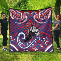 Samoa Gym Quilt Muscle Samoan Tribal Waves DT05 - Polynesian Pride