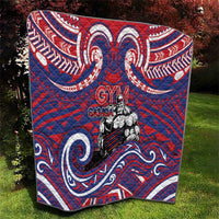 Samoa Gym Quilt Muscle Samoan Tribal Waves DT05 - Polynesian Pride