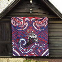 Samoa Gym Quilt Muscle Samoan Tribal Waves DT05 - Polynesian Pride