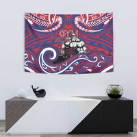 Samoa Gym Tapestry Muscle Samoan Tribal Waves DT05 - Polynesian Pride