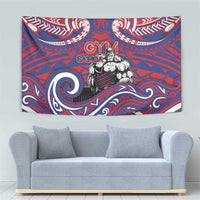 Samoa Gym Tapestry Muscle Samoan Tribal Waves DT05 - Polynesian Pride