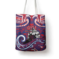 Samoa Gym Tote Bag Muscle Samoan Tribal Waves DT05 - Polynesian Pride
