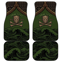 Personalised Hawaii Tiki Pirates Car Mats Kakau Pattern Polynesian Style DT05 - Polynesian Pride