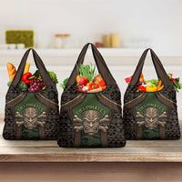 Hawaii Tiki Pirates Grocery Bag Kakau Pattern Polynesian Style