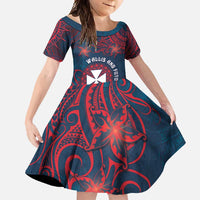 Personalised Wallis And Futuna Family Matching Tank Maxi Dress and Hawaiian Shirt Hibiscus Polynesian Tribal Pattern