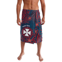 Personalised Wallis And Futuna Lavalava Hibiscus Polynesian Tribal Pattern