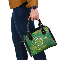 Cook Islands Shoulder Handbag Hibiscus Polynesian Tribal Pattern DT05 - Polynesian Pride