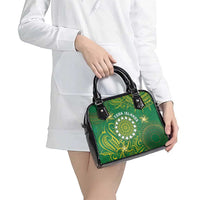 Cook Islands Shoulder Handbag Hibiscus Polynesian Tribal Pattern DT05 - Polynesian Pride