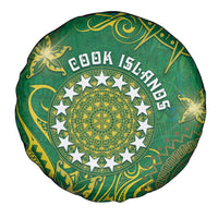 Cook Islands Spare Tire Cover Hibiscus Polynesian Tribal Pattern DT05 - Polynesian Pride