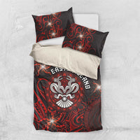Easter Island Bedding Set Hibiscus Polynesian Tribal Pattern DT05 US Twin 172cm x 218cm Black - Polynesian Pride