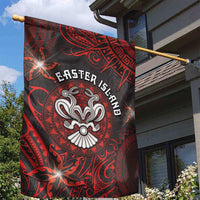 Easter Island Garden Flag Hibiscus Polynesian Tribal Pattern DT05 - Polynesian Pride