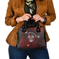 Easter Island Shoulder Handbag Hibiscus Polynesian Tribal Pattern DT05 - Polynesian Pride