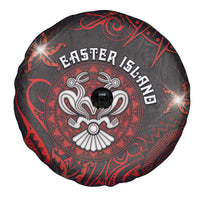 Easter Island Spare Tire Cover Hibiscus Polynesian Tribal Pattern DT05 - Polynesian Pride