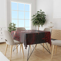 Easter Island Tablecloth Hibiscus Polynesian Tribal Pattern DT05 - Polynesian Pride