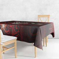Easter Island Tablecloth Hibiscus Polynesian Tribal Pattern DT05 - Polynesian Pride