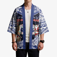 Samoa Christmas Kimono Samoan Siva Dance With Santa - Polynesian Pride