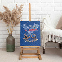 Toa Samoa Canvas Wall Art Samoan Warrior Spirit Rugby - Polynesian Pride