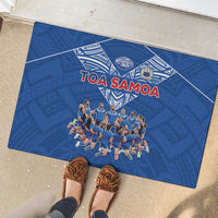 Toa Samoa Rubber Doormat Samoan Warrior Spirit Rugby DT05 - Polynesian Pride