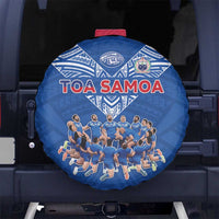 Toa Samoa Spare Tire Cover Samoan Warrior Spirit Rugby - Polynesian Pride