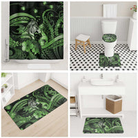 Maori Romantic Valentine Bathroom Set The Hongi Kiss Green Galaxy