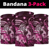 Maori Romantic Valentine Neck Gaiter The Hongi Kiss Pink Galaxy