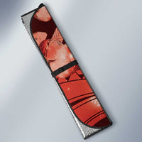 Maori Romantic Valentine Auto Sun Shade The Hongi Kiss Red Galaxy