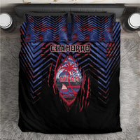 Guam Bedding Set Chamorro Seal Tribal Scratch Design - Polynesian Pride